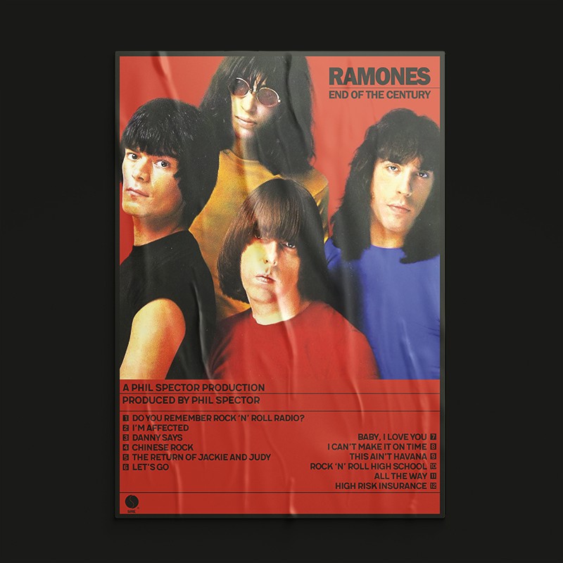 Poster Ramones - End Of The Century / Tamanho A3