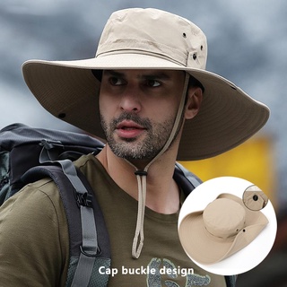 Chapéu De Pesca Masculino Respirável De Malha Para Proteção Solar/Acampamento/Caminhada/Sol/Montanhismo