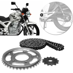 Kit Relação Transmissão Cbx 250 Twister 2001 A 2008 S/Retentor KTD0250