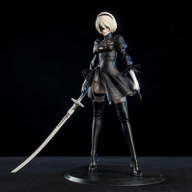 28CM Jogo De Anime NieR Automata Figura Nude 2b YoRHa No . 2 Tipo B Figuras De Ação Sentadas Modelo Coleção De PVC Brinquedos