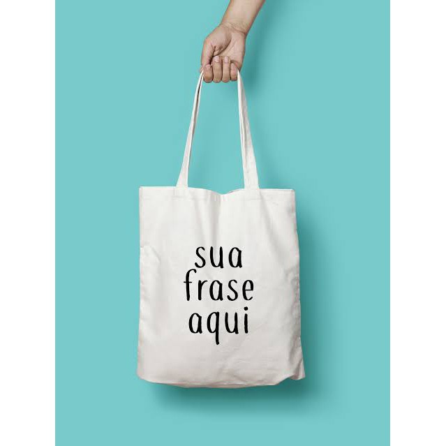 Ecobag algodão cru 30x40cm Personalizada a mão artesanal pintura tecido Sacola Ecobag cru AKAI ITo