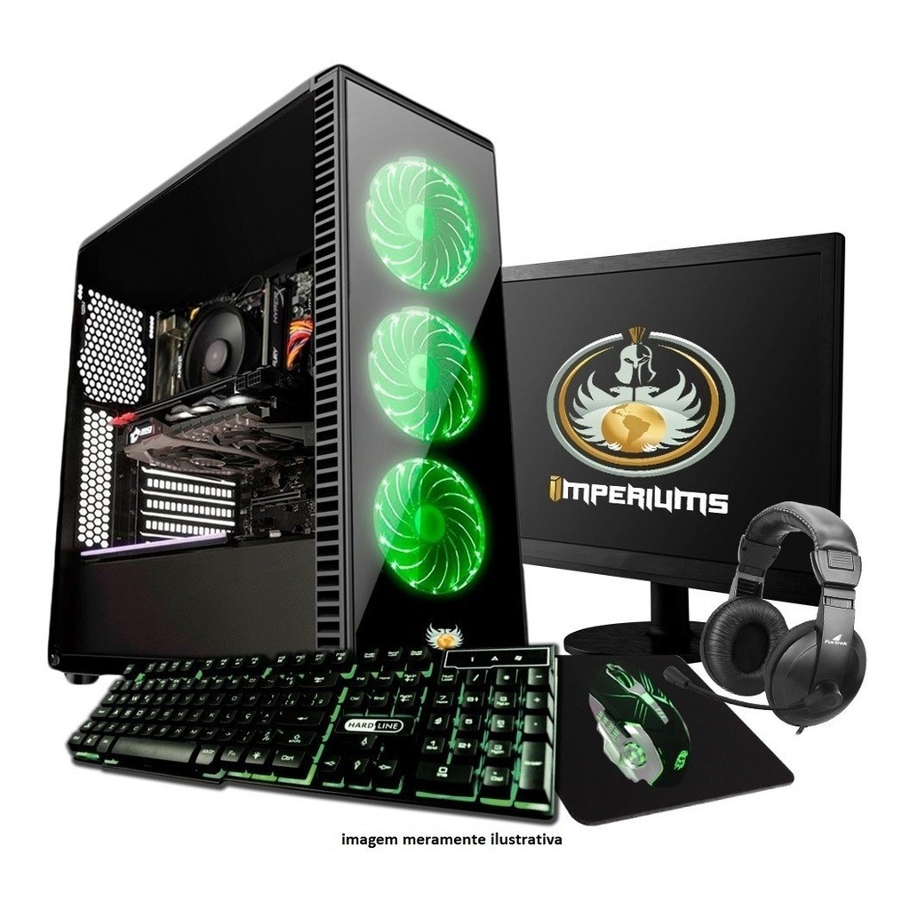 Pc Completo Gamer A4 7300, Gt 1030 + Kit Gamer Frete Gratis!