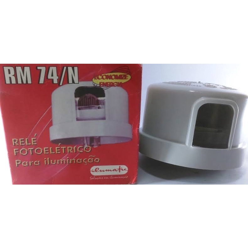 relê fotocélula c/ base p/ lâmpadas ilumatic ( corujinha ) R7