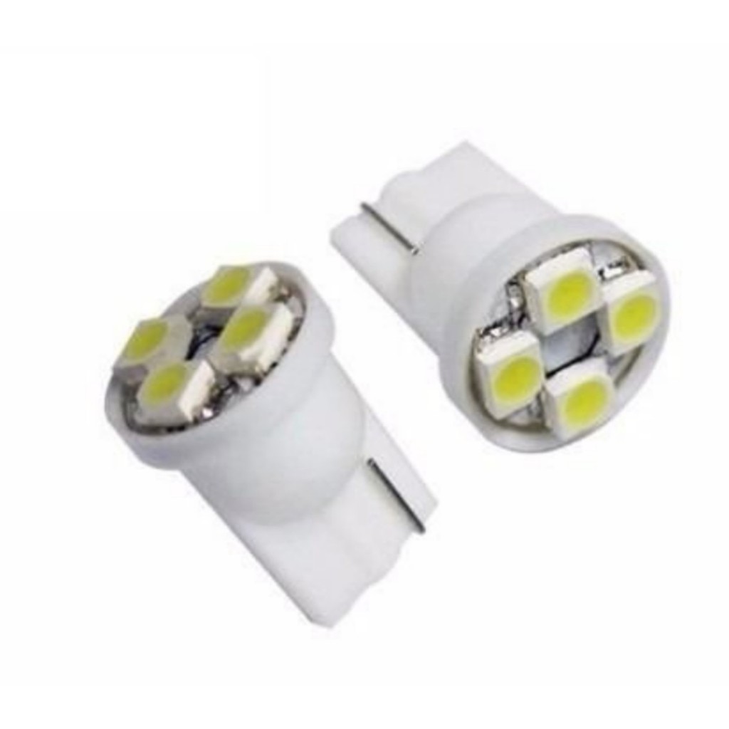 Par Lampada Pingo Led com 4 Leds Meia Luz T10 Envio Rapido em Oferta na Shopee
