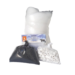 Kit Mídias Filtragem 500g Cerâmica E Carvão + 1m Lã+ 2bolsas em Oferta na Shopee