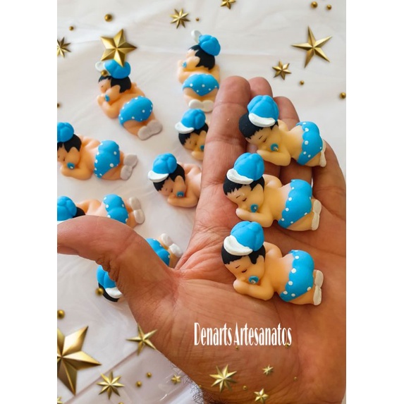 30 lembrancinhas maternidade em biscuit (30 unidades) ima de geladeira