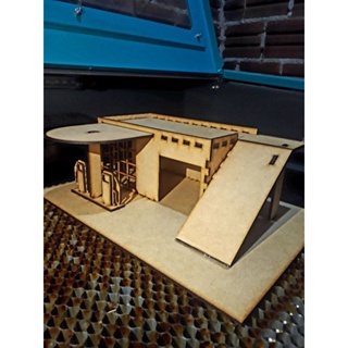 pista de carrinhos posto de gasolina/estacionamento em Oferta na Shopee