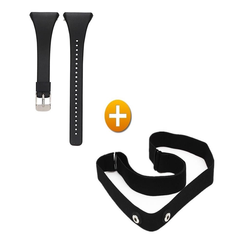 Kit Pulseira + Cinta Elastica P/ Polar Ft7 Ft4