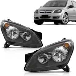 Farol Vectra 2010 2011 2012 Foco Duplo Máscara Negra