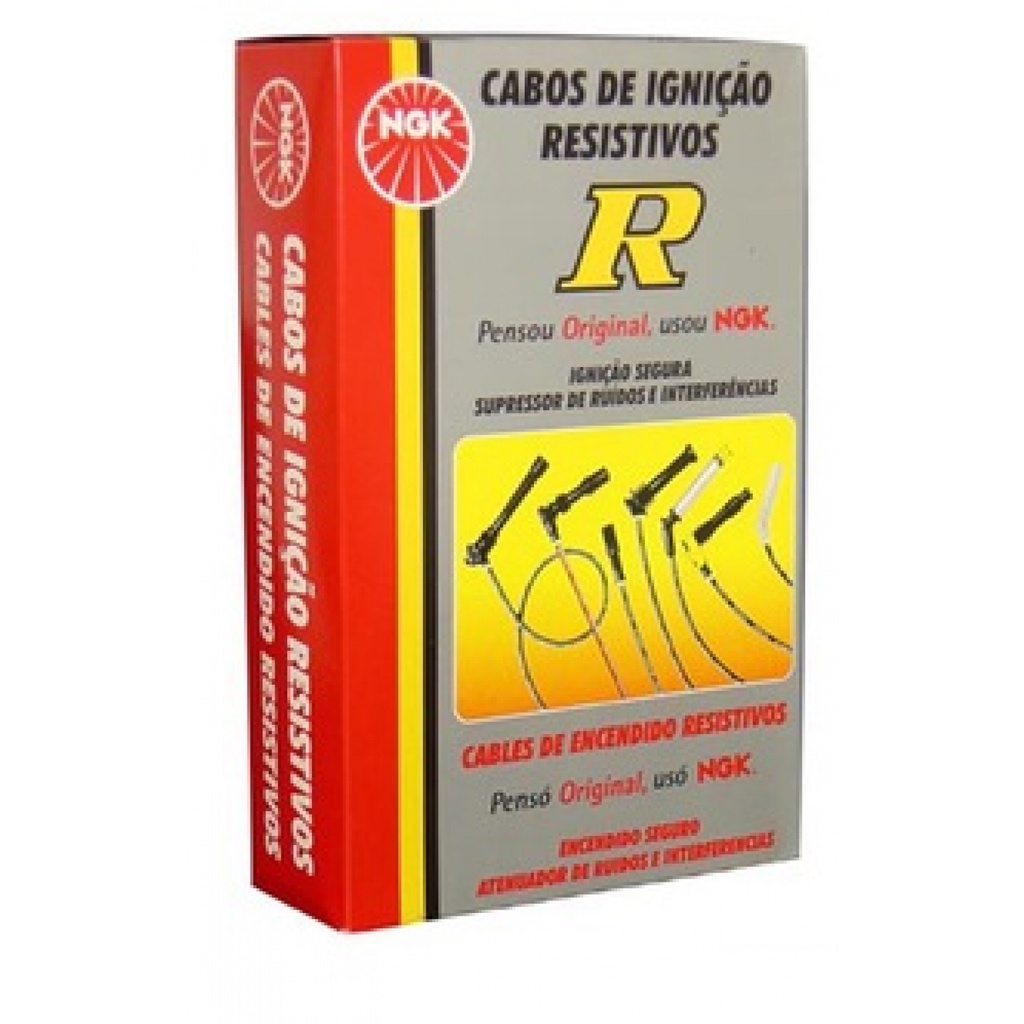 Jogo Cabos Vela Ngk Ford Ranger 4.0 1994 À 1997 Scf12