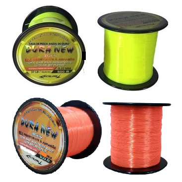 Linha Artemis Dura New Duranew 500m Ou 300m  Amarela Laranja Antiga Duranium Star River