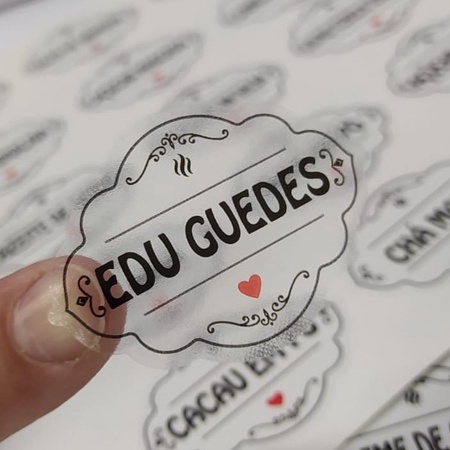 (NOVO MODELO) 50 Adesivos no Vinil TRANSPARENTE  para Potes Organizadores Temperos e Mantimentos Organizador 5x3,5cm ( ADESIVO TEMPERO )