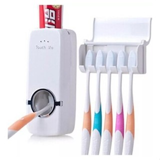 Dispenser suporte de escova + aplicador de creme dental em Oferta na Shopee