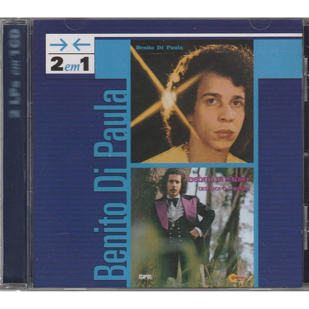 Benito De Paula - Cd Benito De Paula - 1971 / Um Novo Samba - 1973 - 2 Lps em 1 Cd