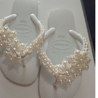 sandália chinelo havaianas decoradas customizada original