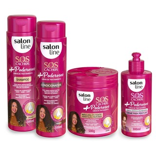 Kit Sos Cachos Poderosos Com Mascara 2 A 3abc Salon Line Beecost