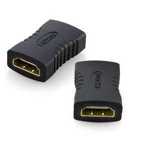 Adaptador Hdmi Femea X Femea Emenda Extensor Conector de Cabo