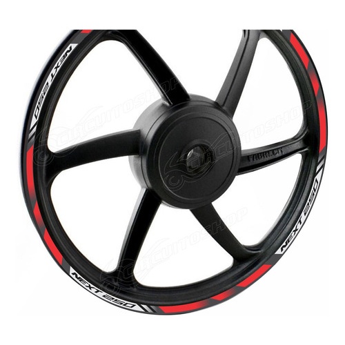 Friso Adesivo Refletivo D10 Roda Moto Dafra Next 250