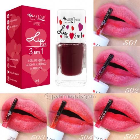 Lip Tint Em Rosa Mosqueta Max Love Com Cido Hialur Nico E D Pantenol Shopee Brasil