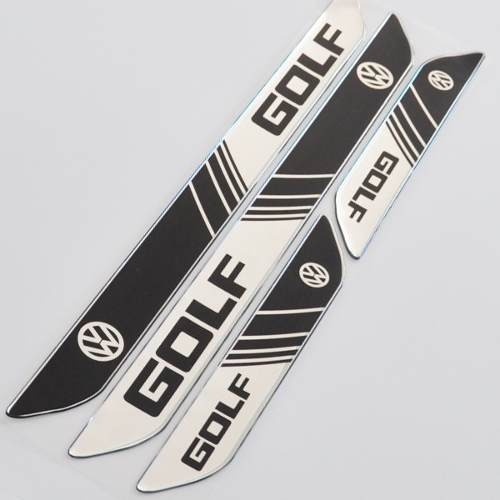 Protetor Relevo Soleira 3d M3 4 Porta Carro Volkswagen Golf