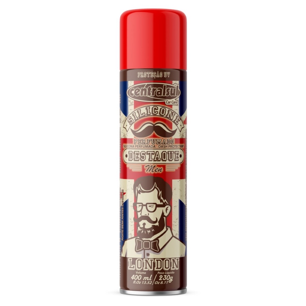 Silicone perfumado aerossol centralsul london men 400ml - Spare Parts and Accessories for Vehicles