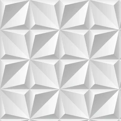 Papel De Parede 3d Efeito Cinza Geométrico Adesivo 3 Metros