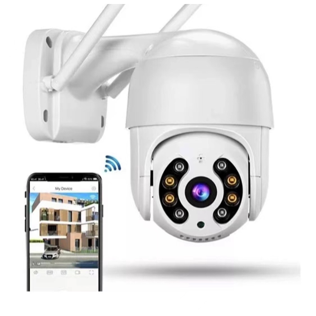 Câmera Ip wifi Prova D'água Infravermelho Icsee Hd 2 Antena