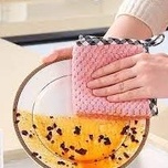 Toalha Pano Flanela Simples Toalhetes Lavar Louças Pano Limpeza Cozinha - Superabsorvente 24x24x0,3cm