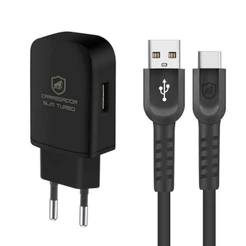 Kit Carregador turbo slim com Cabo Dual Shock Type C / Tipo C/ Usb - Original - Gshield