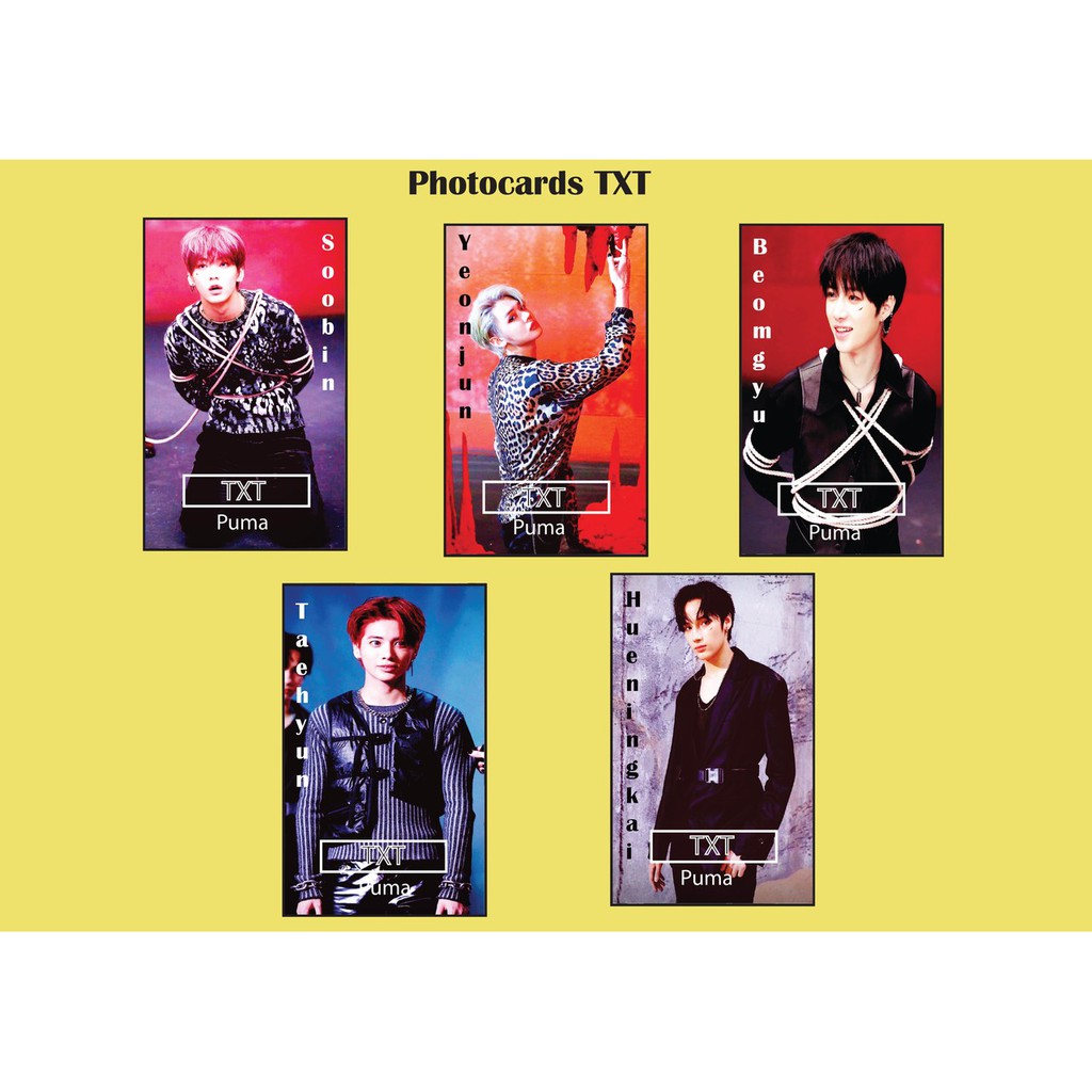 Photocards Txt Behind The Scenes De Puma Shopee Brasil 1087