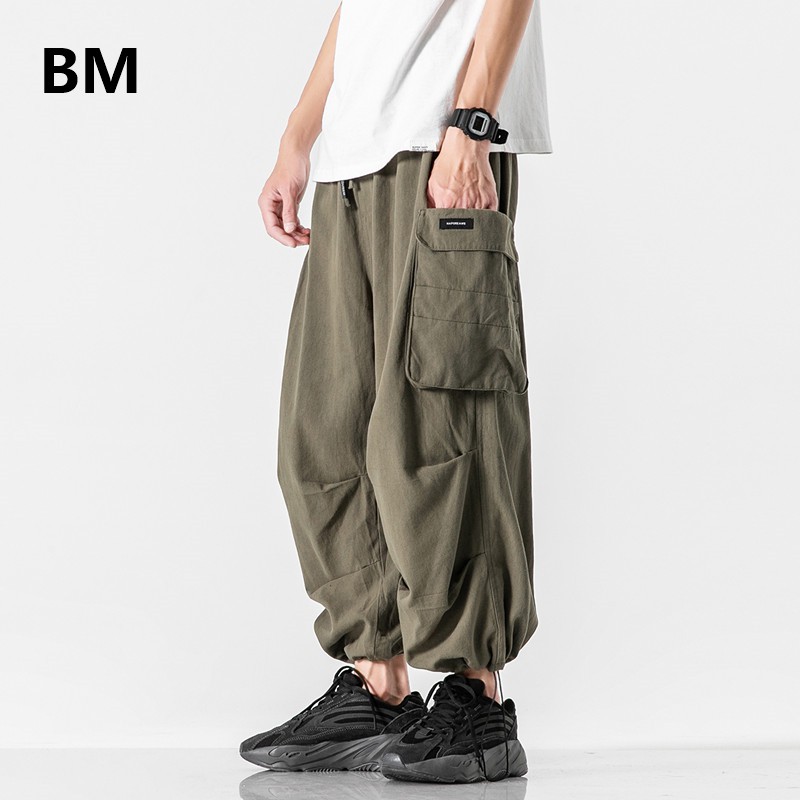 calça larga masculina