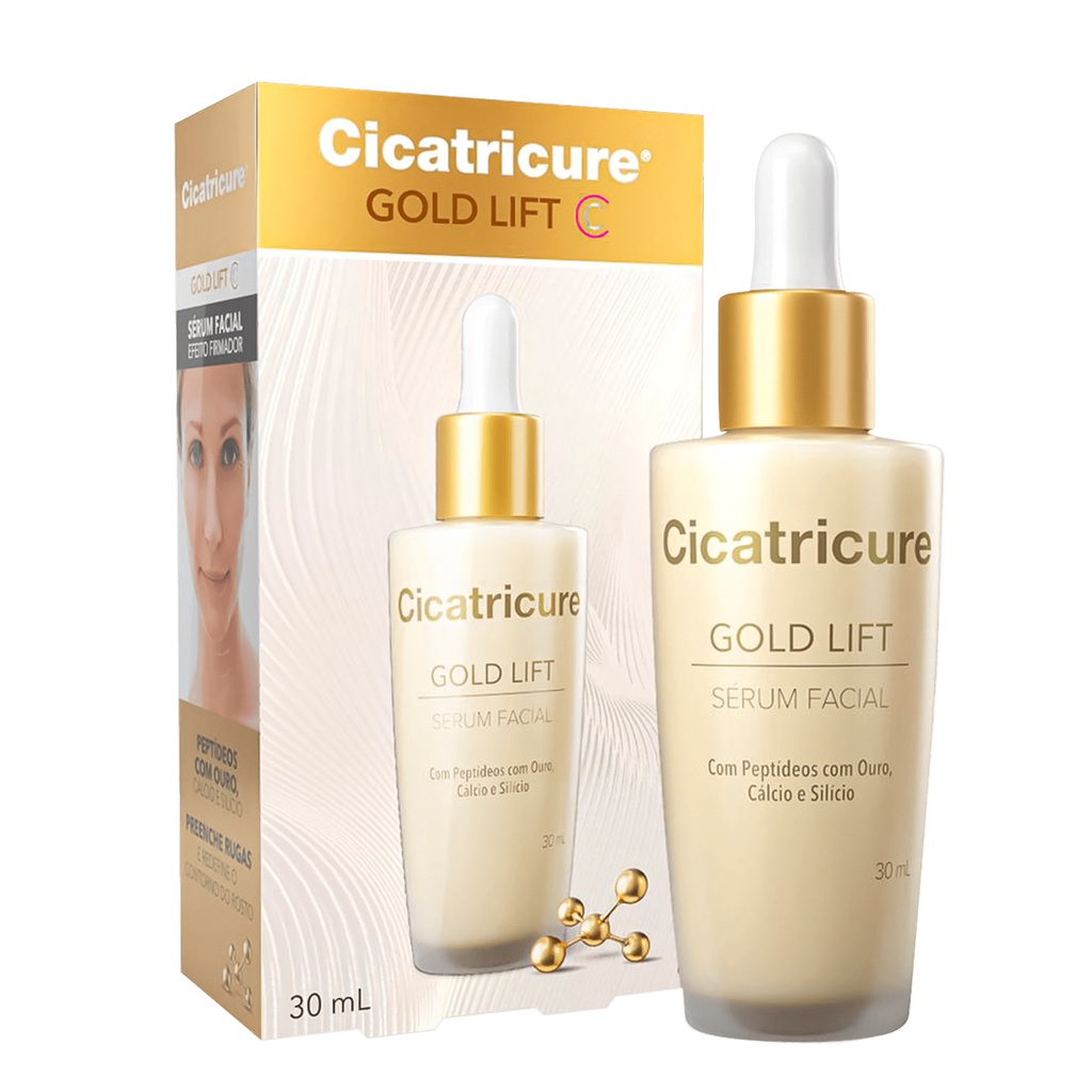 Sérum Facial Gold Lift Cicatricure 30ml - Beauty