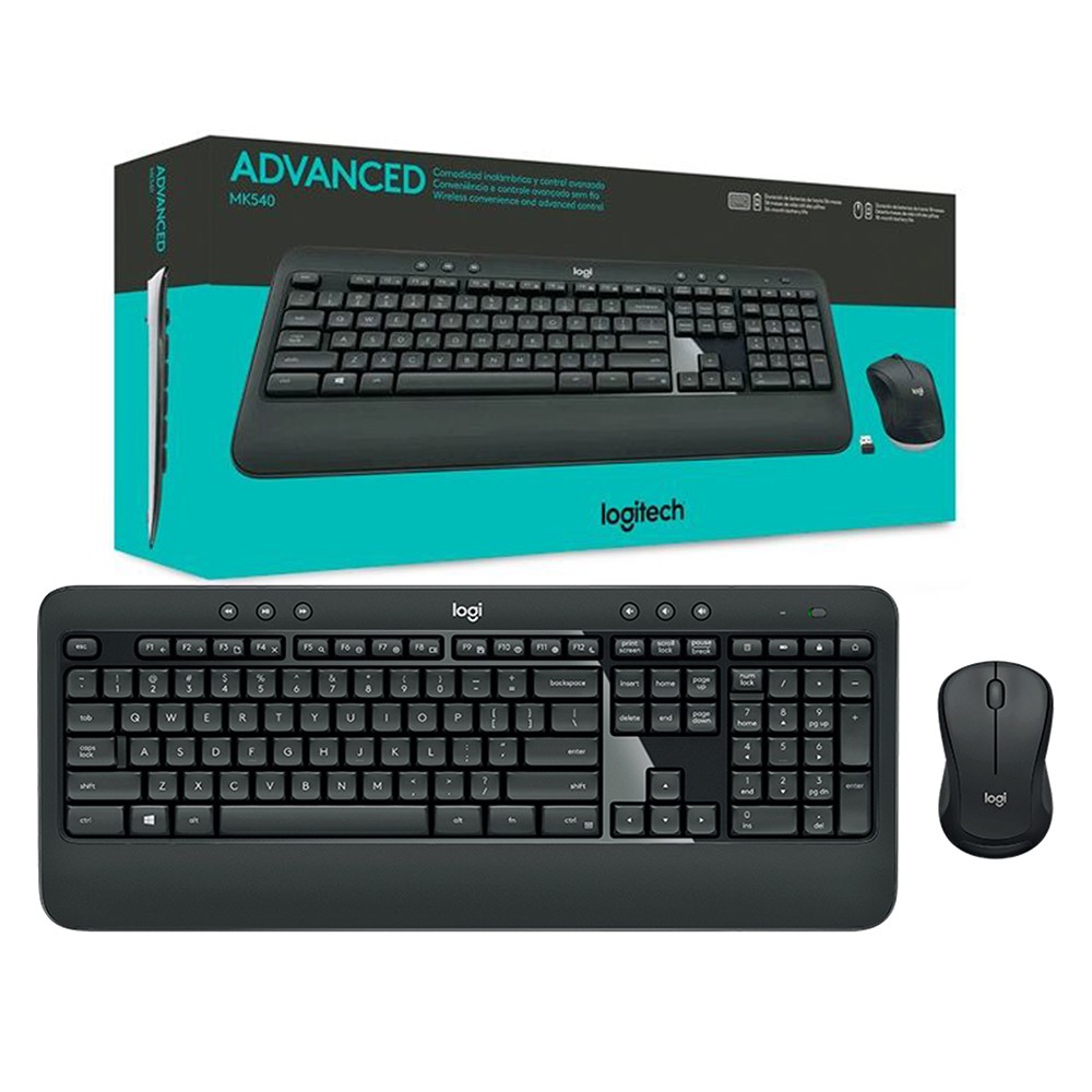 Logitech MK540 wireless keyboard and mouse set