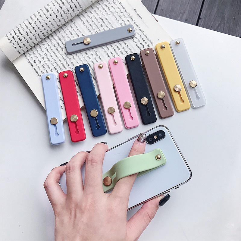 Suporte Do Telefone Móvel De Volta Adesivos Suporte Multifuncional Silicone Push Pull em Oferta na Shopee