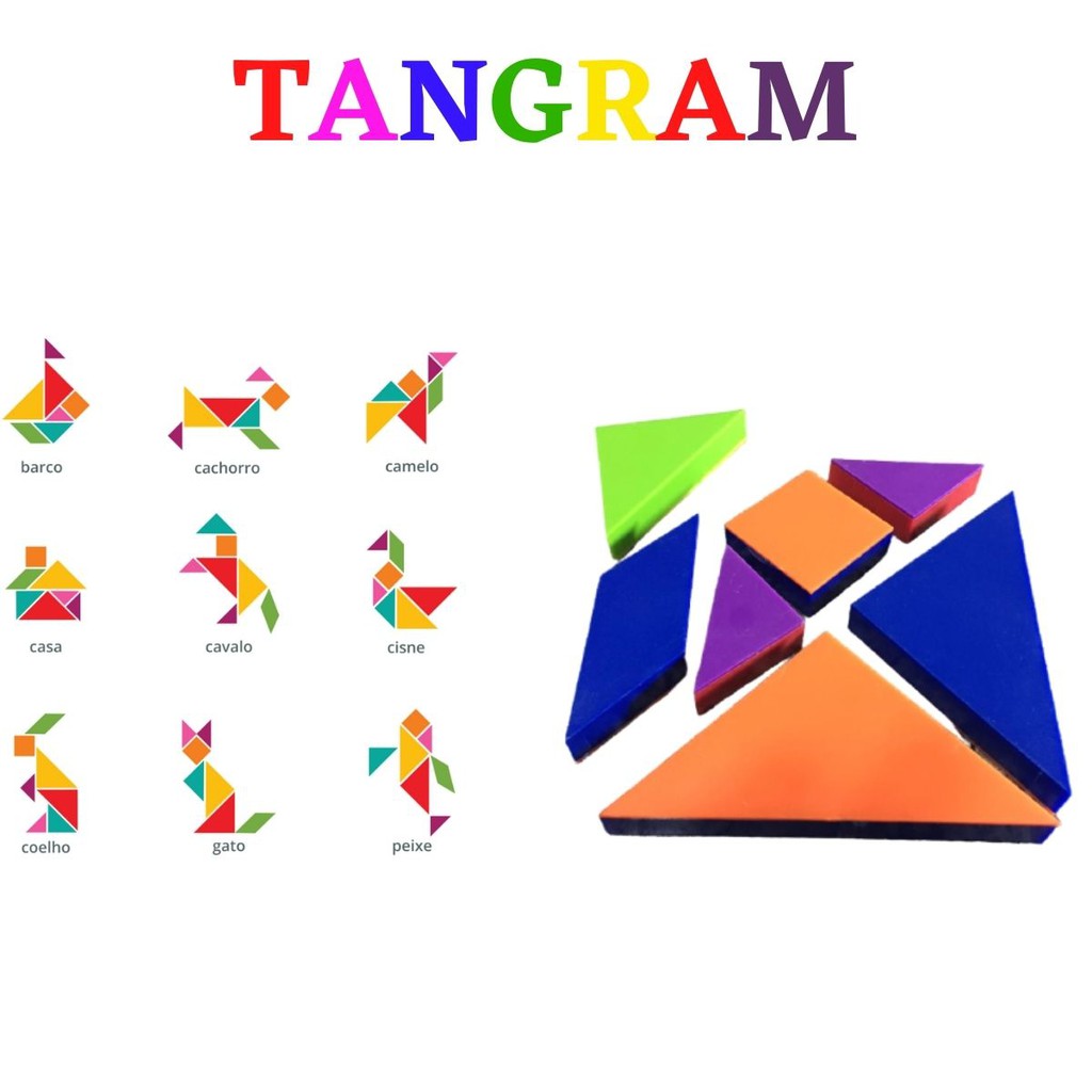 Tangram Quebra Cabeça Chines