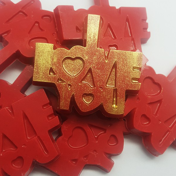 1~10 Forma Simples  I Love You 9669 (H5) em Acetato BWB Para Bombom e Doces de Chocolate e Confeitaria em Oferta na Shopee