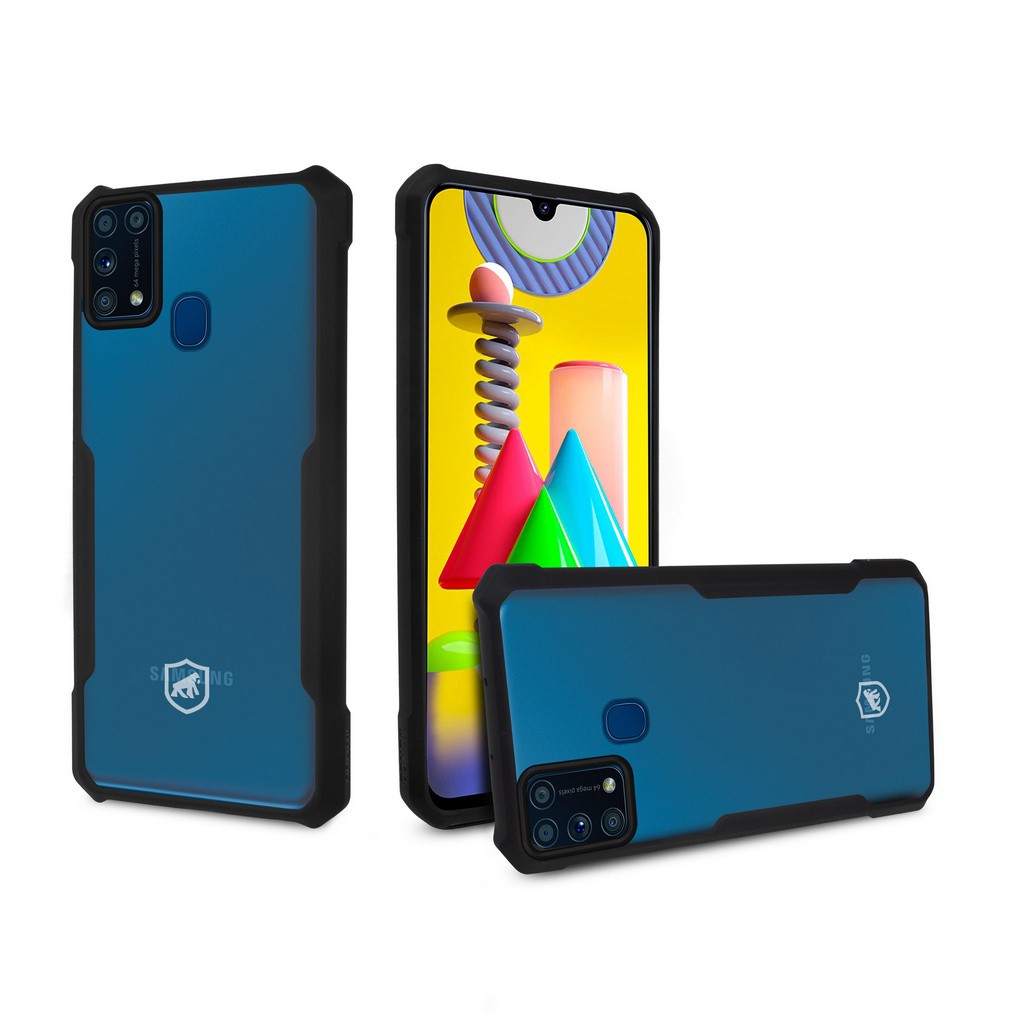 Capa Case Capinha para Dual Shock X Preta Para Samsung Galaxy M31 - Gshield - Mobile & Gadgets