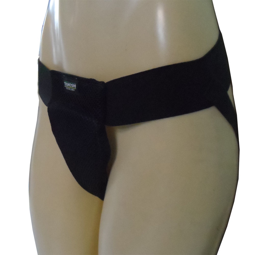 Protetor Genital Feminino para luta MuayThai Sanda Kickboxing Karate Taekwondo preto