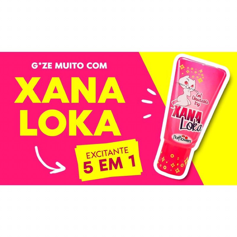 Xana Loka Gel Excitante Feminino Ela Louca De Tzão SexShop Produto Erótico Sex Shop Tesão