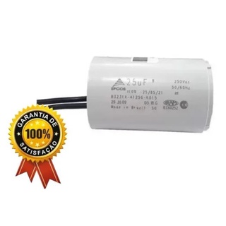 Capacitor 25uf Motor Maquina Costura Industrial Alta Baixa