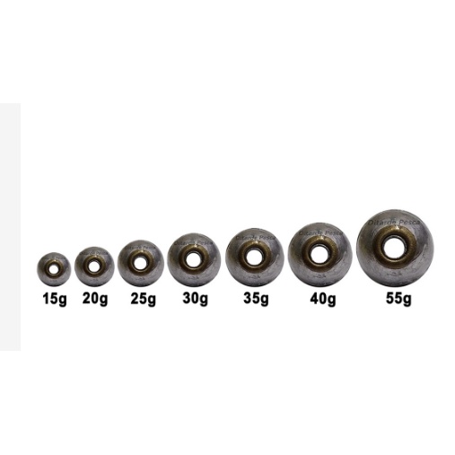 KIT 5 CHUMBO de  Poita - (Vários Tamanhos) Para Pesca UNIDADE (CHUMBADA DE POITA)