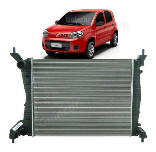 Radiador Uno Viavace / Evo 1.4/1.6 2013 Á 2017 - Sistema Valeo