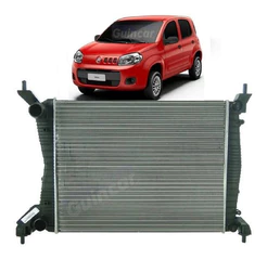Radiador Uno Viavace / Evo 1.4/1.6 2013 Á 2017 - Sistema Valeo