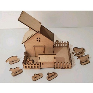 Fazenda Fazendinha com Animais Brinquedo Infantil mdf Decorativo PROMOÇÃO IMPERDIVEL em Oferta na Shopee