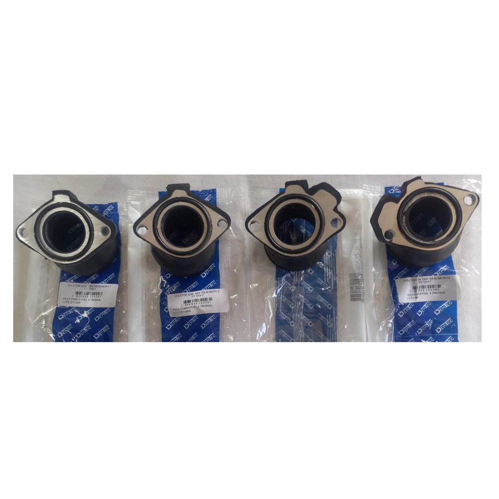 Coletor De Admissão (kit) Cbx 750 Nº 1 / 2 / 3 / 4 - Demtec