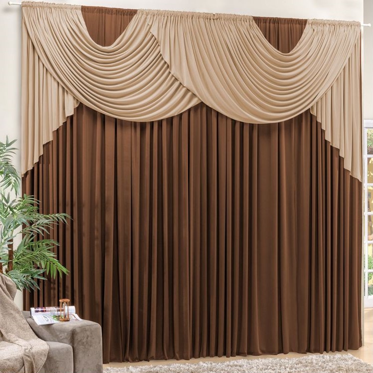 Cortina Livia 3 Metros ( Promoçâo ) em Oferta na Shopee