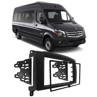 Moldura 2 Din Mercedes Bens Sprinter 2008 A 2019 - Preta em Oferta na Shopee