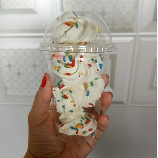 300 un Copos 300/330 ml PP com Tampa Bolha Sem Furo PET Reforçada Premium em Oferta na Shopee