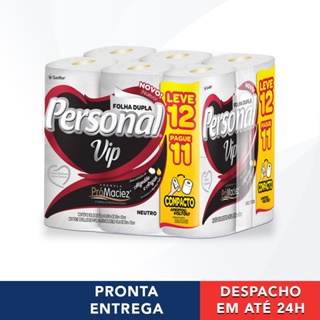 Papel Higiênico Folha Dupla Extra Macio Macio Fardo Personal em Oferta na Shopee