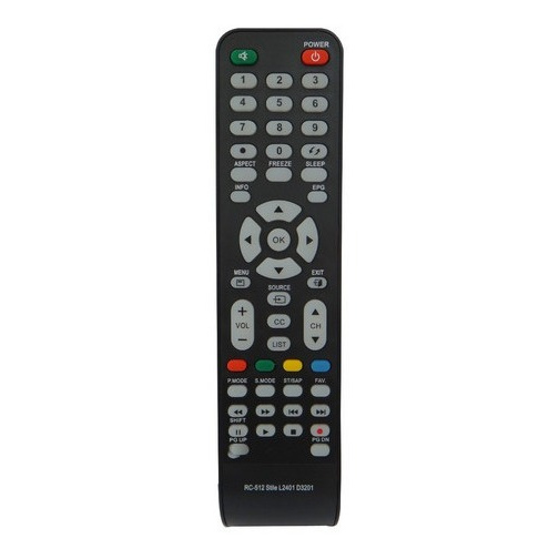 Controle Tv Cce Rc-512 Lcd Led Stile D4201 D32 D37 D42